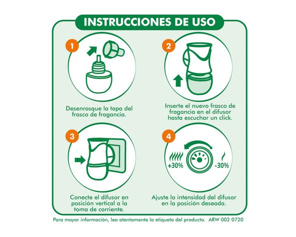 Ambientador eléctrico + 2 recargas vainilla Air wick-5