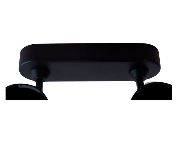 Foco 2L GU10 Arsis negro ByP-2