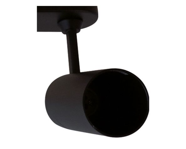 Foco 3L GU10 Arsis negro ByP-1