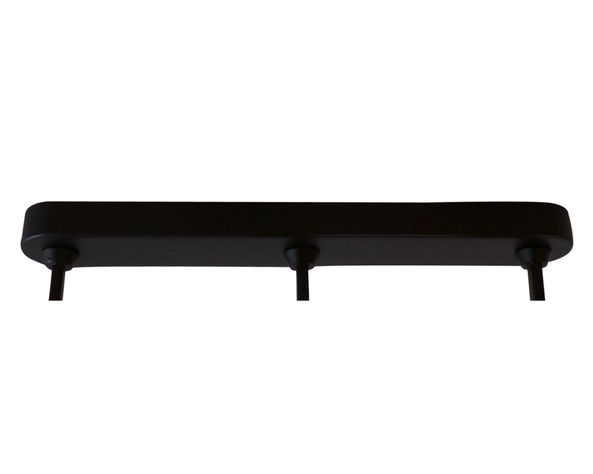 Foco 3L GU10 Arsis negro ByP-2