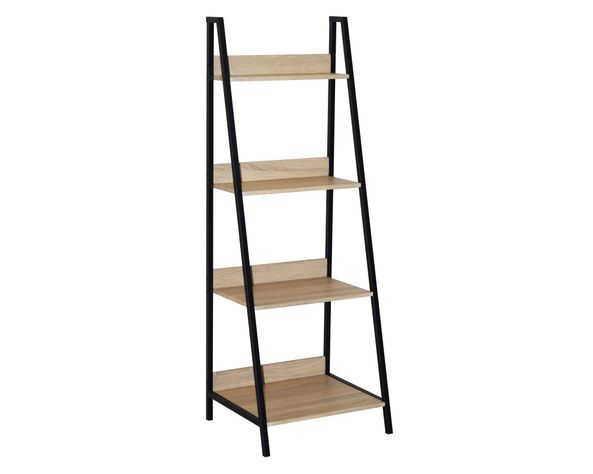 Repisa 4 niveles natural/negro M+Design-1