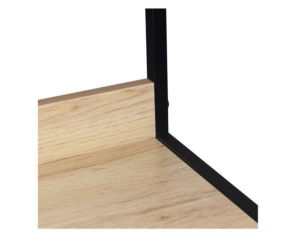 Repisa 6 niveles Alerce natural/negro M+Design-2
