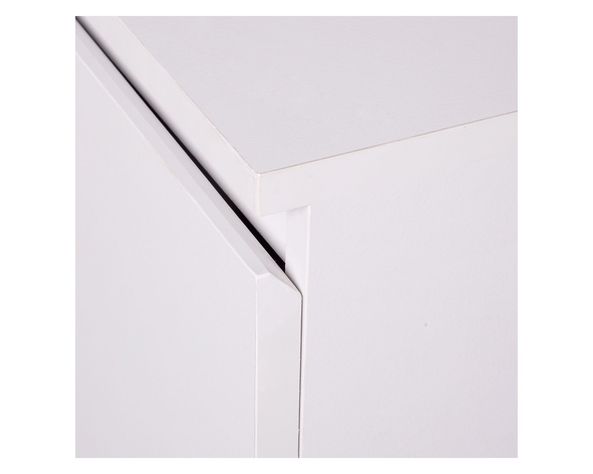 Velador 2 cajones Mallorca blanco M+Design-2