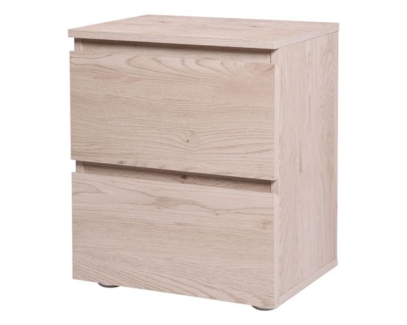 Velador 2 cajones Mallorca natural M+Design-1