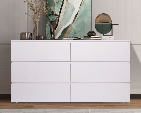 Cómoda 6 cajones Mallorca blanco M+Design-3