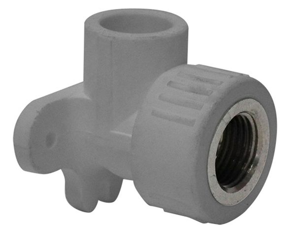 Codo con soporte 20 mm x 1/2'' HI Hoffens-0