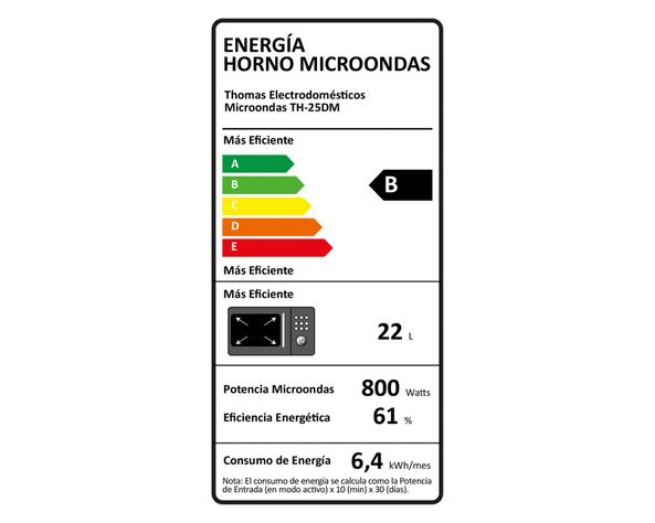 Microondas TH-25DM 25 litros Thomas-6