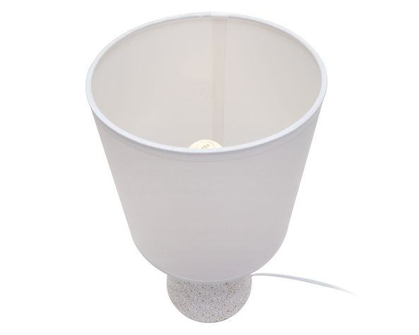 Lámpara sobremesa 1L E27 Emboss Abitare-1