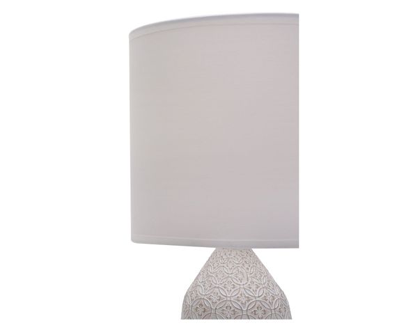Lámpara sobremesa 1L E27 Emboss Abitare-4