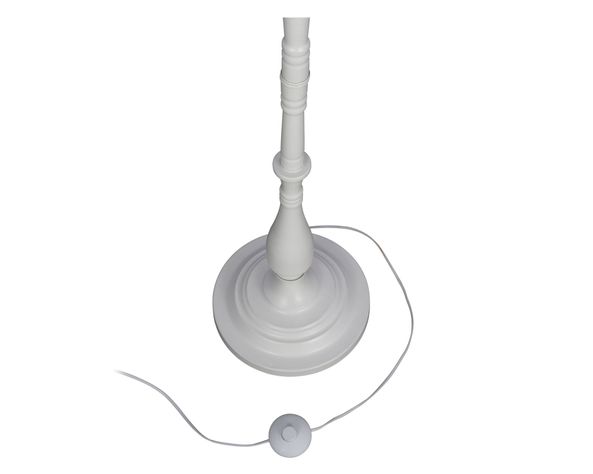 Lámpara pie 1L E27 Mirano blanco Abitare-5