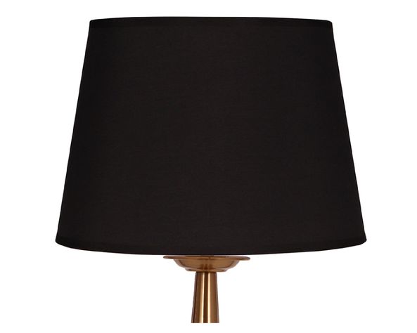 Lámpara sobremesa 1L E27 Herat negro Abitare-1