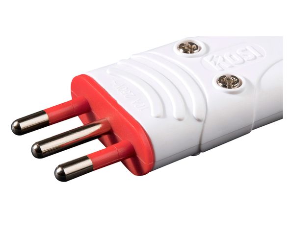Enchufe macho volante 16A 2P+T RS78006 blanco Rosi-1