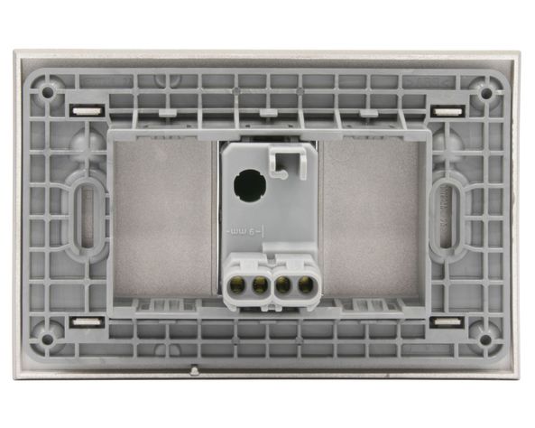 Placa armada interruptor simple 10A 9/12 Nóbile café Bticino-1