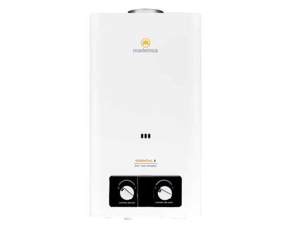 Calefont tiro natural 8 litros gas licuado Essential Eco-0