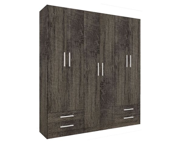 Clóset 6 puertas 4 cajones ceniza M+Design.-0