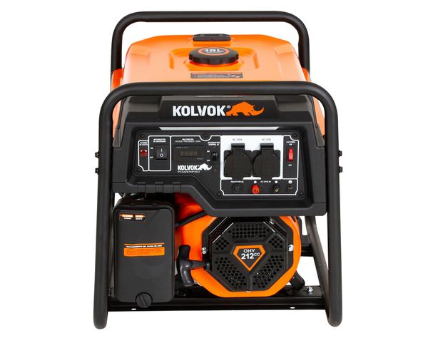 Generador eléctrico a gasolina partida manual 2200W GO22G Kolvok-7