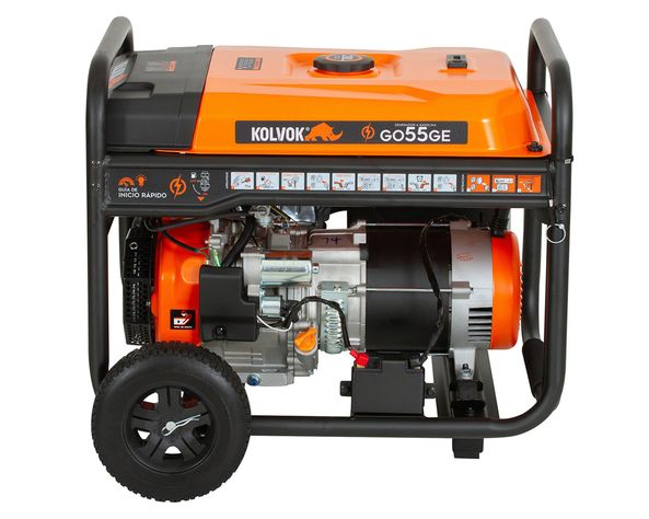 Generador eléctrico a gasolina 5500W GO55GE Kolvok-0