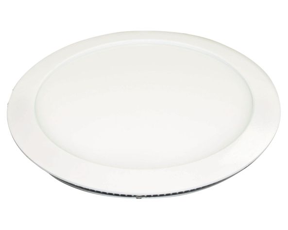 Panel LED Empotrable Redondo Luz Fría 12W-0