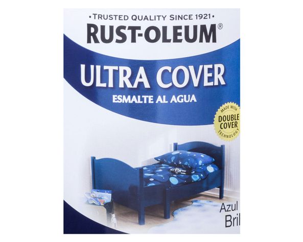 Esmalte al agua 946 ml Ultra cover azul marino brillante Rust-Oleum-1
