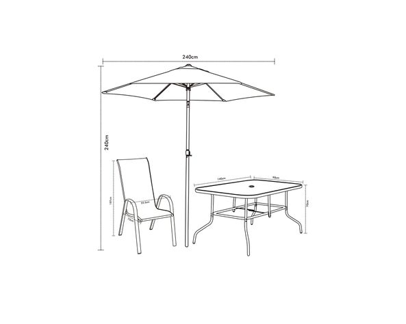 Comedor exterior 6 personas Etna Outzen.-9