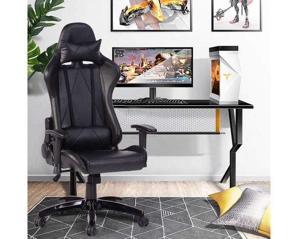 Silla gamer negro M+Design.-3
