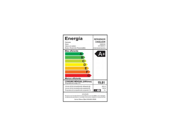 Refrigerador Top Mount no frost 234 litros RT22FARADS8/ZS plateado-5
