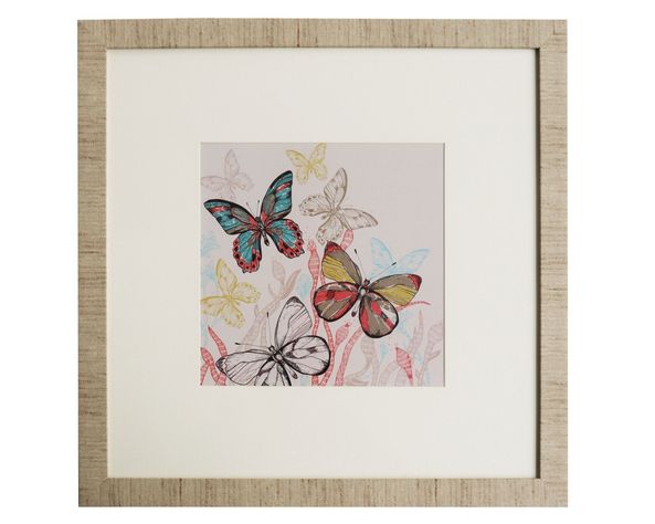Cuadro 50x50 cm Mariposas Ronda.-0