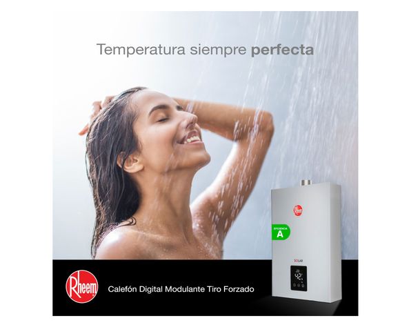 Calefont tiro forzado 10 litros Prestige gas licuado-3