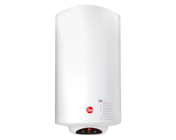 Termo eléctrico digital 80 litros blanco Rheem.-7