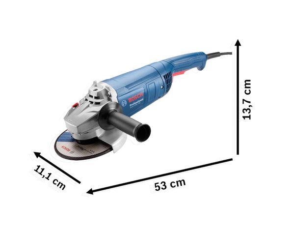Esmeril angular 7'' 2200W GWS 2200-180 Bosch.-4