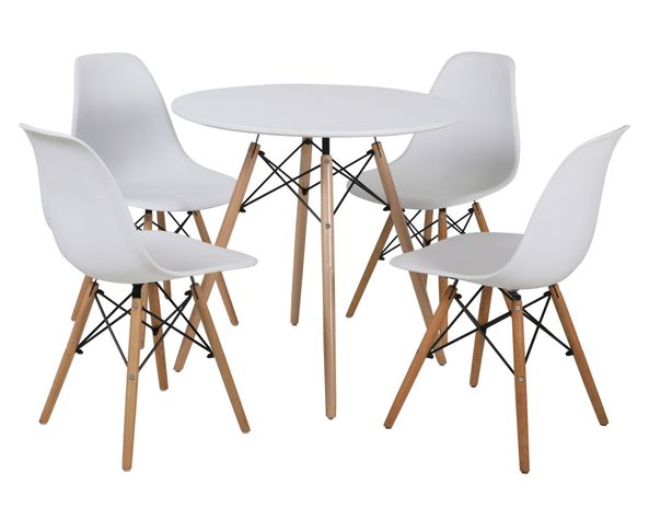 Comedor + 4 sillas Atrilsb III blanco M+Design-0