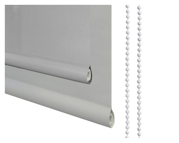 Cortina roller blackout doble 180x250 cm Sunscreen gris Cotidiana-3