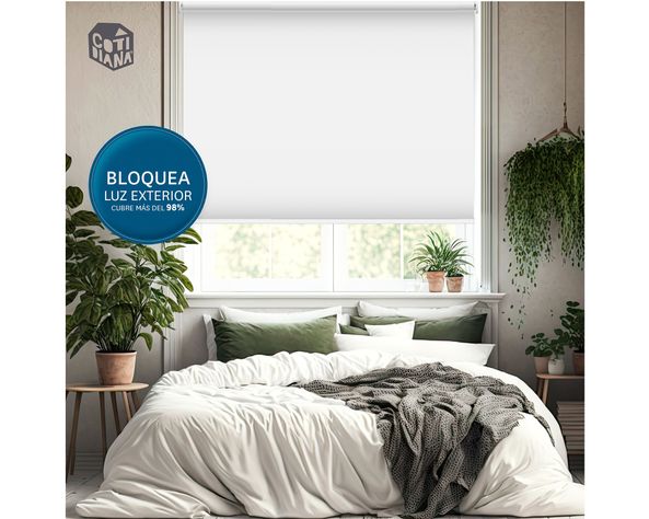 Cortina roller 200x250 cm Sunscreen gris oscuro Cotidiana-6