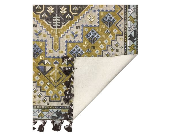 Alfombra 120x180 cm Bhopal ocre Cotidiana-2