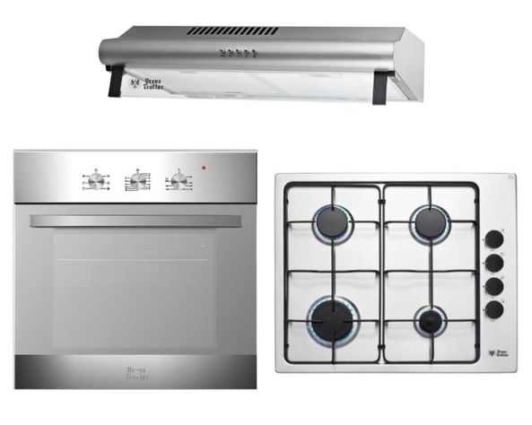 Kit empotrable camapana + encimera 4 quemadores + horno 56 lt EPC4 Reflex-0