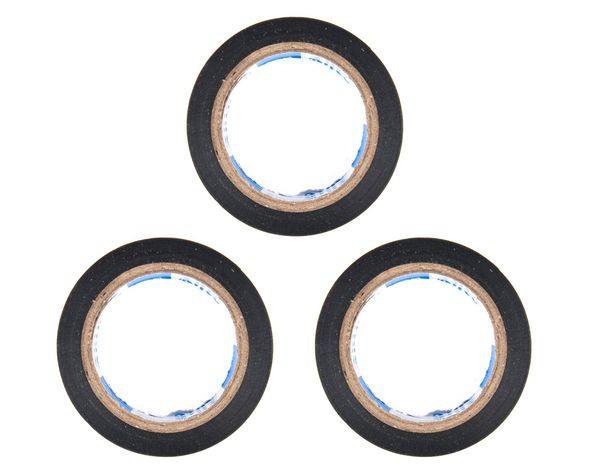 Cinta aislante 17 mm x 7 m negro 3 unidades Ante.-1