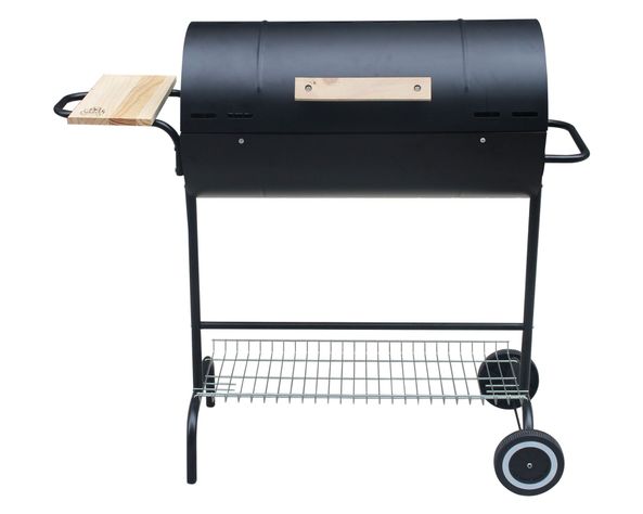 Parrilla a carbón con tapa-0