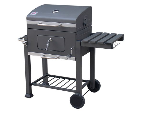 Parrilla a carbón Square negro-9