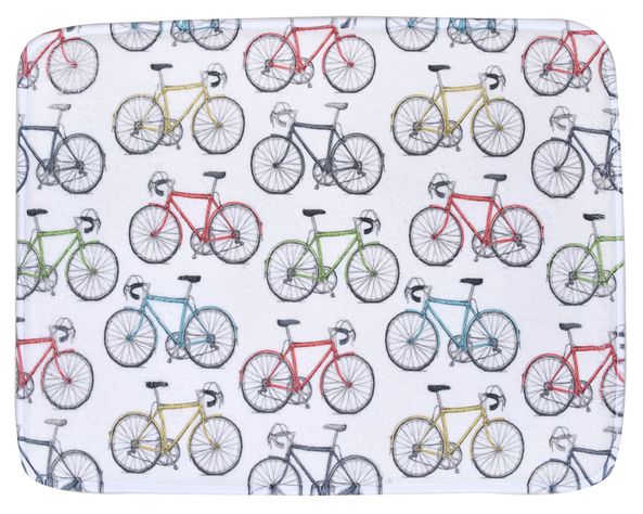 Alfombra de baño Cotidiana Bici 40x60 cm-0