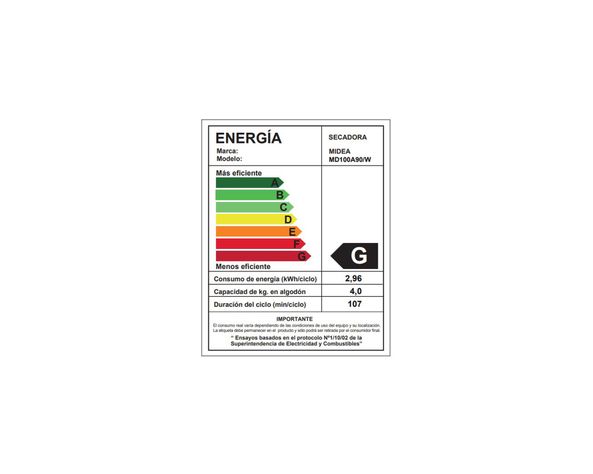 Secadora ventilación 9 kg MD100A90W blanco-8