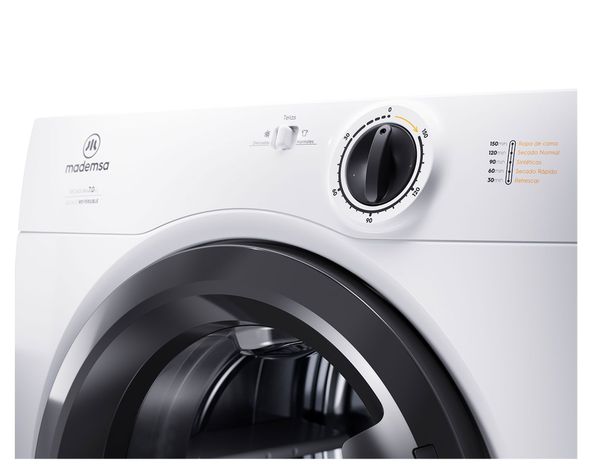 Secadora carga frontal 7 kg 7D BZG blanco Mademsa-2
