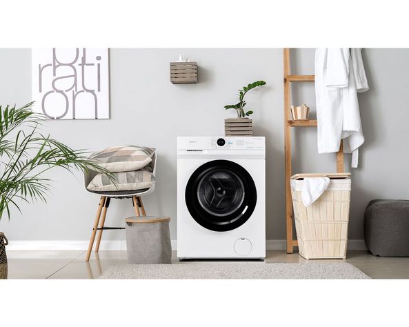 Lavadora secadora 11/8 kg carga frontal MF100D110B/W Midea-4