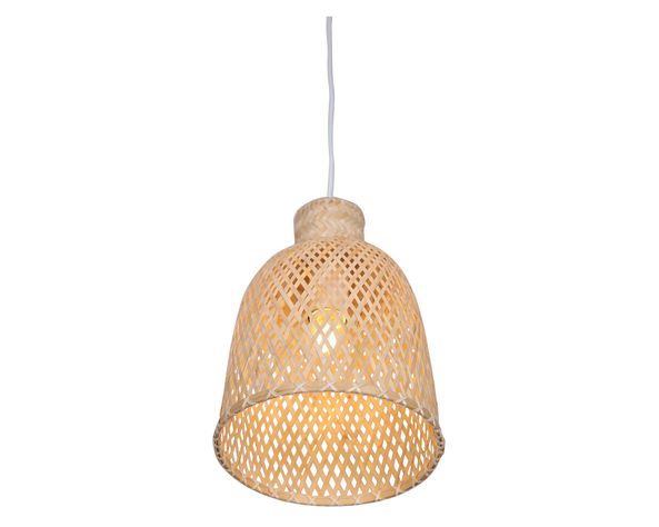 Lámpara colgar 1L E27 Bali house natural-2