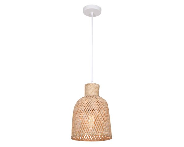 Lámpara colgar 1L E27 Bali house natural-0