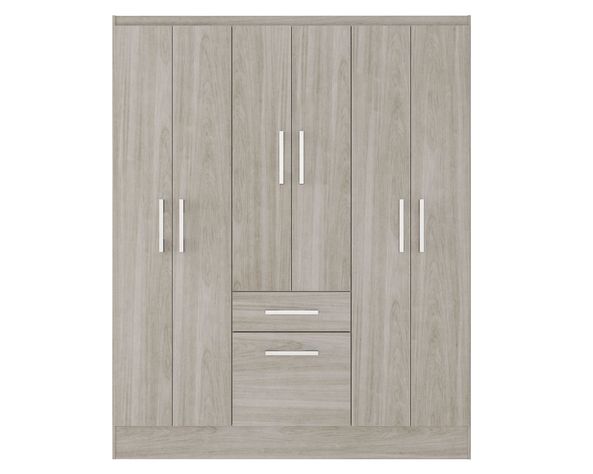 Clóset 6 puertas 1 cajón 1 zapatero Cream M+Design-0