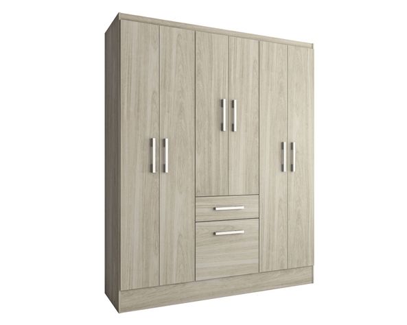 Clóset 6 puertas 1 cajón 1 zapatero Cream M+Design-1
