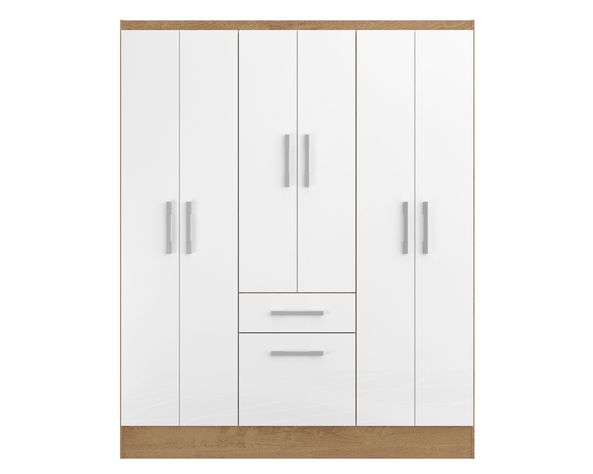 Clóset 6 puertas 1 cajón 1 zapatero Blanco M+Design-0
