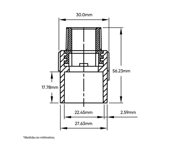 Terminal CPVC 3/4'' SO-HE Vinilit-1