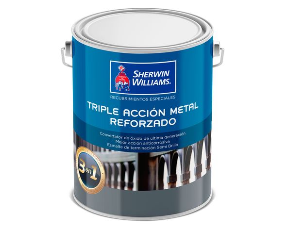 Esmalte anticorrosivo triple acción metal reforzado 1 galón-0