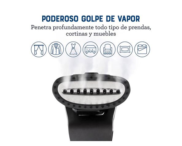 Vaporizador de prendras 1600W GCSTGS7000-052 negro Oster-4
